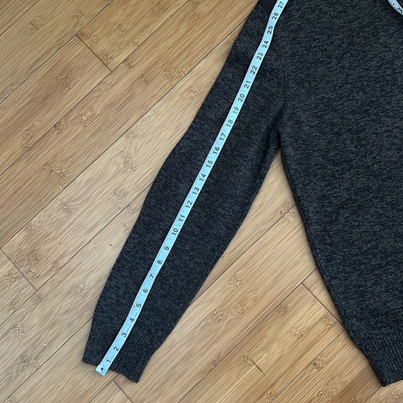 A.P.C. cashmere blend sweater brown patches at shoulder Medium - Picture 7 of 9